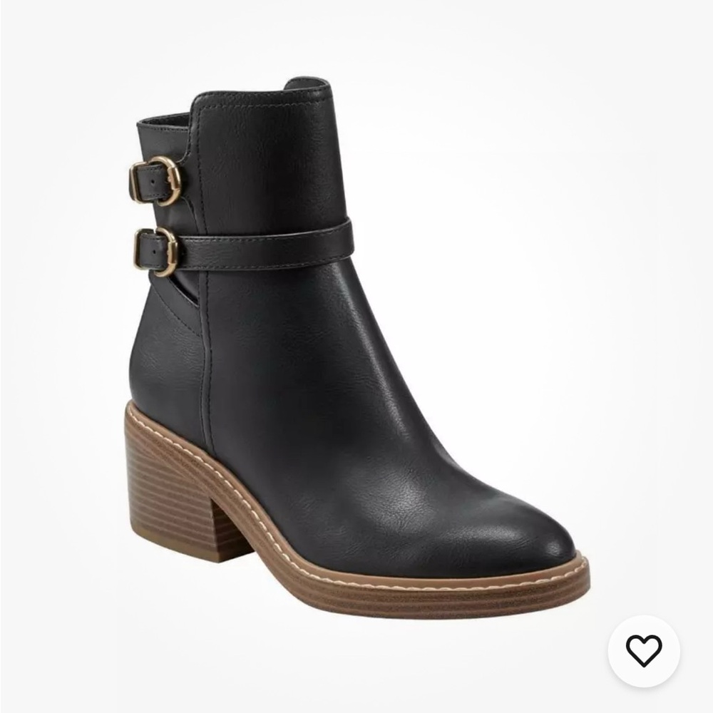 Marc fisher Black Leather Ankle Boots